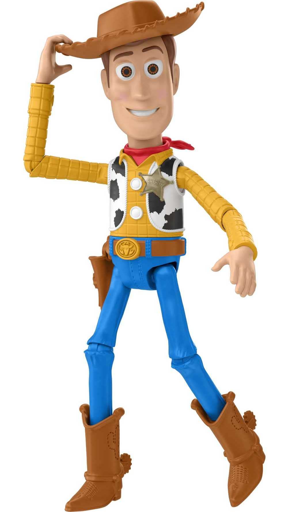 Mattel Disney Pixar Toy Story Toys, Launching Lasso Woody Action Figure, Collectible Gifts for Kids