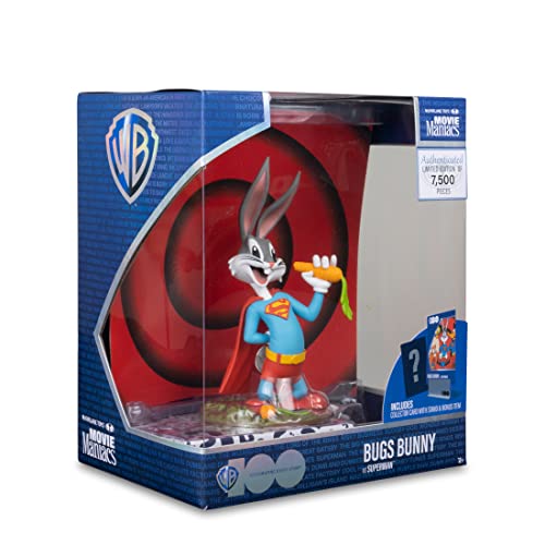 McFarlane Toys - Movie Maniacs 7" Posed - WB100 Wave 1 - Bugs Bunny As Superman (Looney Tunes)