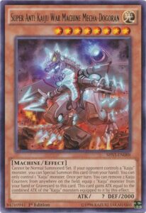 yu-gi-oh! - super anti-kaiju war machine mecha-dogoran (shvi-en088) - shining victories - 1st edition - rare