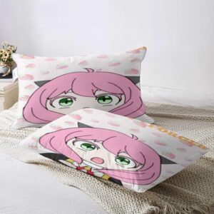 MAPH 3pcs S-PY Cartoon Family Duvet Cover,Twin Bedding Sets,Kawaii Bedding, Anime Comforter Bedspread Quilt Cover,Kawaii Beding Gifts for Teenage Boys Girls,2 Pillow Sham 60x80 Inch(Twin)