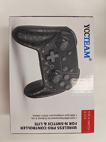 YCCTEAM Wireless Pro Controller Gamepad Compatible with Switch Support NFC, Wakeup, Screenshot and Vibration Functions