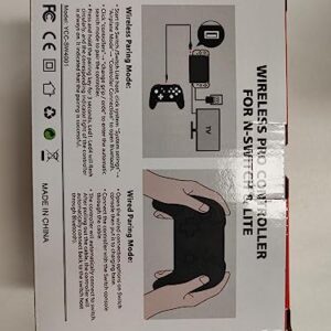 YCCTEAM Wireless Pro Controller Gamepad Compatible with Switch Support NFC, Wakeup, Screenshot and Vibration Functions