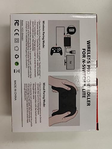 YCCTEAM Wireless Pro Controller Gamepad Compatible with Switch Support NFC, Wakeup, Screenshot and Vibration Functions