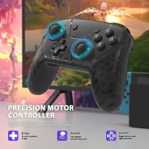 YCCTEAM Wireless Pro Controller Gamepad Compatible with Switch Support NFC, Wakeup, Screenshot and Vibration Functions