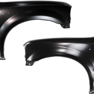 Evan Fischer Fender Set of 2 Compatible with 2000-2005 Ford Excursion, Fits 1999-2007 Ford F-250 Super Duty, Fits 1999-2007 Ford F-350 Super Duty Primed Front, Driver and Passenger Side