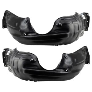 trq front inner fender liner set compatible with 2005-2010 toyota avalon