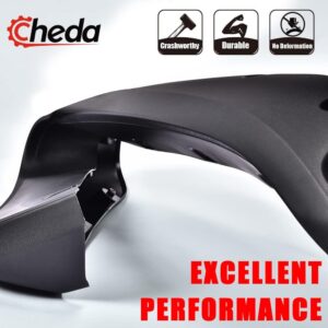 CHEDA Fender Flares Kit Compatible with 2005-2011 Dodge Dakota with 5.4ft (64.9") Bed, Fits for 4 Door Crew Cab Only