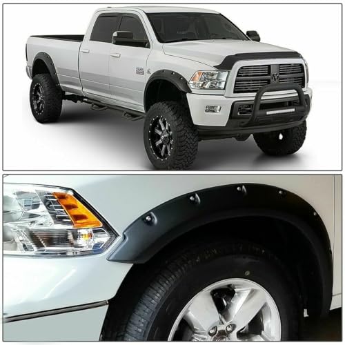 TSHTLAO 4pcs Wheel Fender Flares Front Rear Left Driver Right Passenger Abs Thermo Plastic Pocket Riveted Style 58995PM