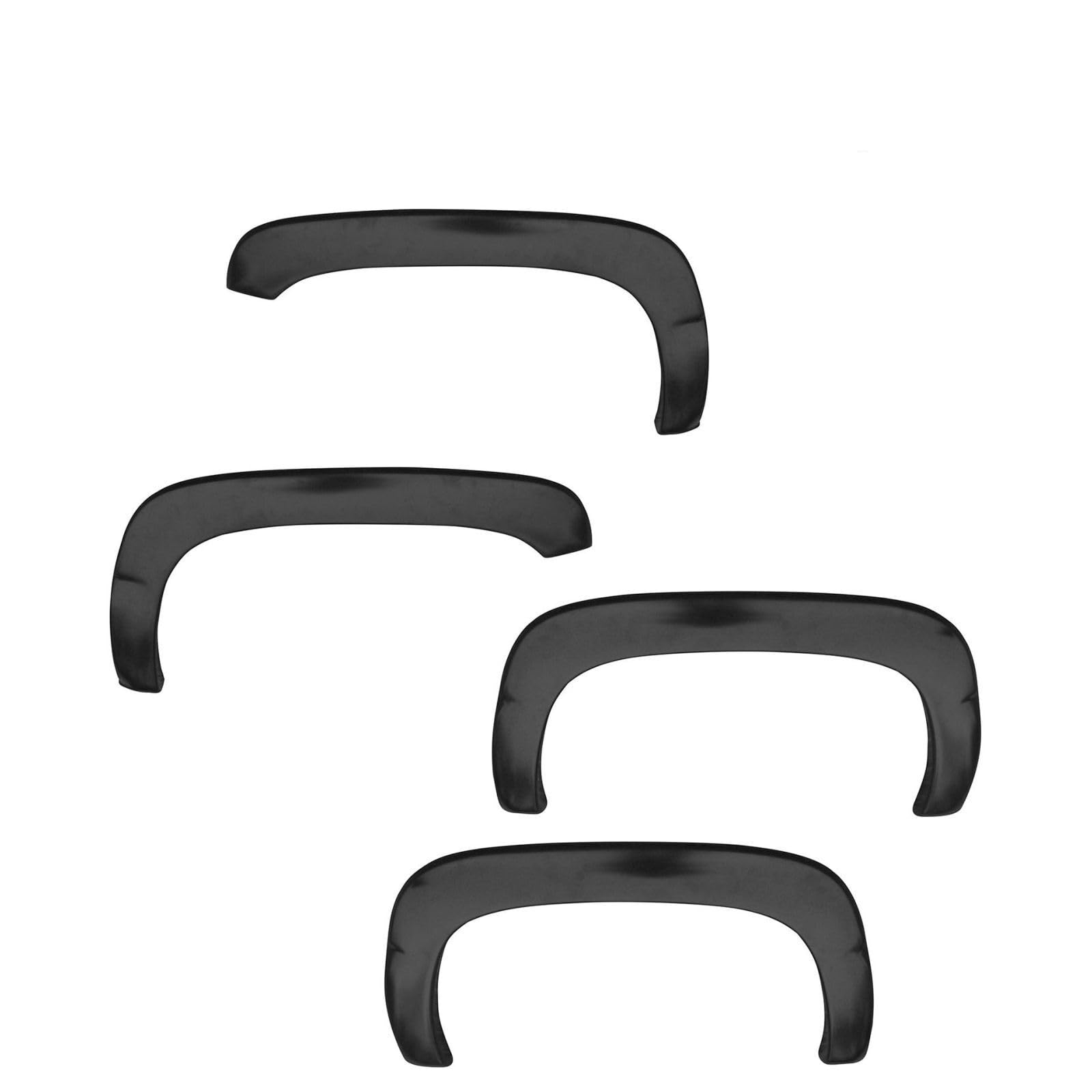 NDYHSGL Set of 4 Fender Flares Front Rear Left Right Driver Passenger Plastic Rugged Style Kit Rugged 3707644813