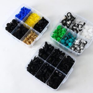 Automotive Clips Retainer Clips Fastener Car Door Panel Fastener Plastic Clips for Cars 500Pcs Sets