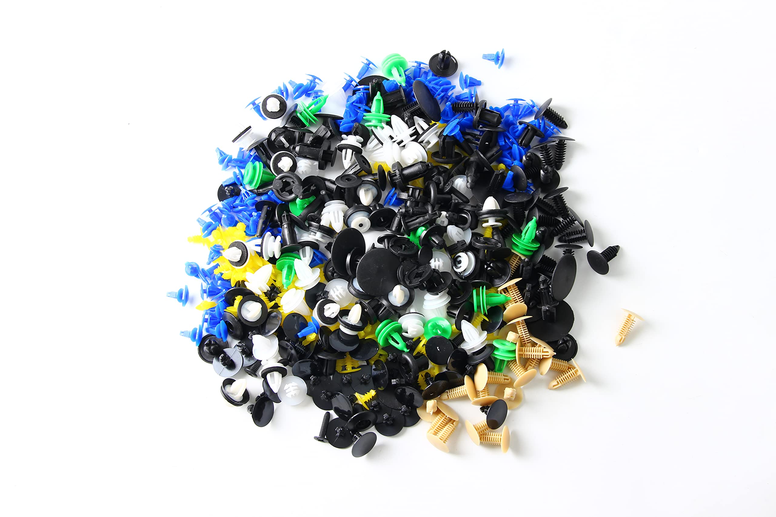 Automotive Clips Retainer Clips Fastener Car Door Panel Fastener Plastic Clips for Cars 500Pcs Sets