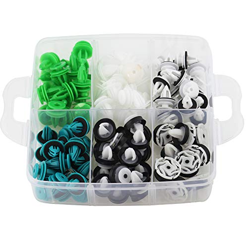 Automotive Clips Retainer Clips Fastener Car Door Panel Fastener Plastic Clips for Cars 500Pcs Sets