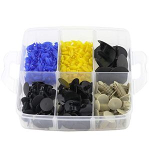 Automotive Clips Retainer Clips Fastener Car Door Panel Fastener Plastic Clips for Cars 500Pcs Sets