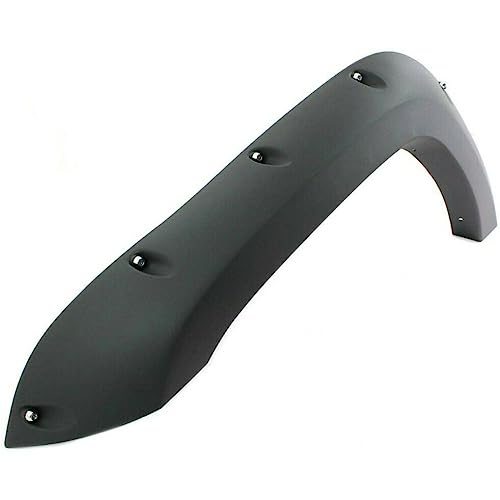 JIJIGUA 1pc Fender Flares Front Left Driver Primed Pre-Painted Thermoplastic Bolt-On Style 11606828 CH1268116 5JR69CD7AG,Easy to install,adapt to your car,Free return