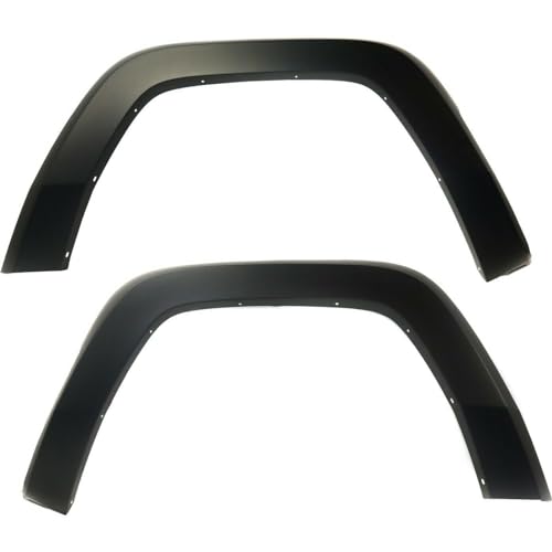 ULFWTQZ Set of 2 Fender Flares Front Primed Plastic Bolt-On Style 14857132 CH1269120 CH1268120