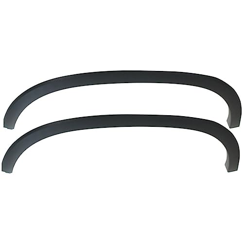 TVXQ 1 Pair Fender Flares Front Left Driver Right Passenger Textured Black Plastic Bolt-On Style 14336896 GM1291245 GM1290245,Easy to install,fast delivery