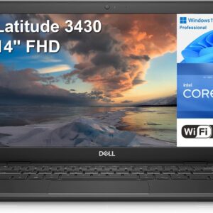 Dell Latitude 3000 Series 3430 14" FHD Business Laptop Computer, 12th Gen Intel 10-Cores i7-1255U up to 4.7GHz, 16GB DDR4 RAM, 1TB PCIe SSD, WiFi 6, Bluetooth 5.2, Backlit Keyboard, Windows 11 Pro