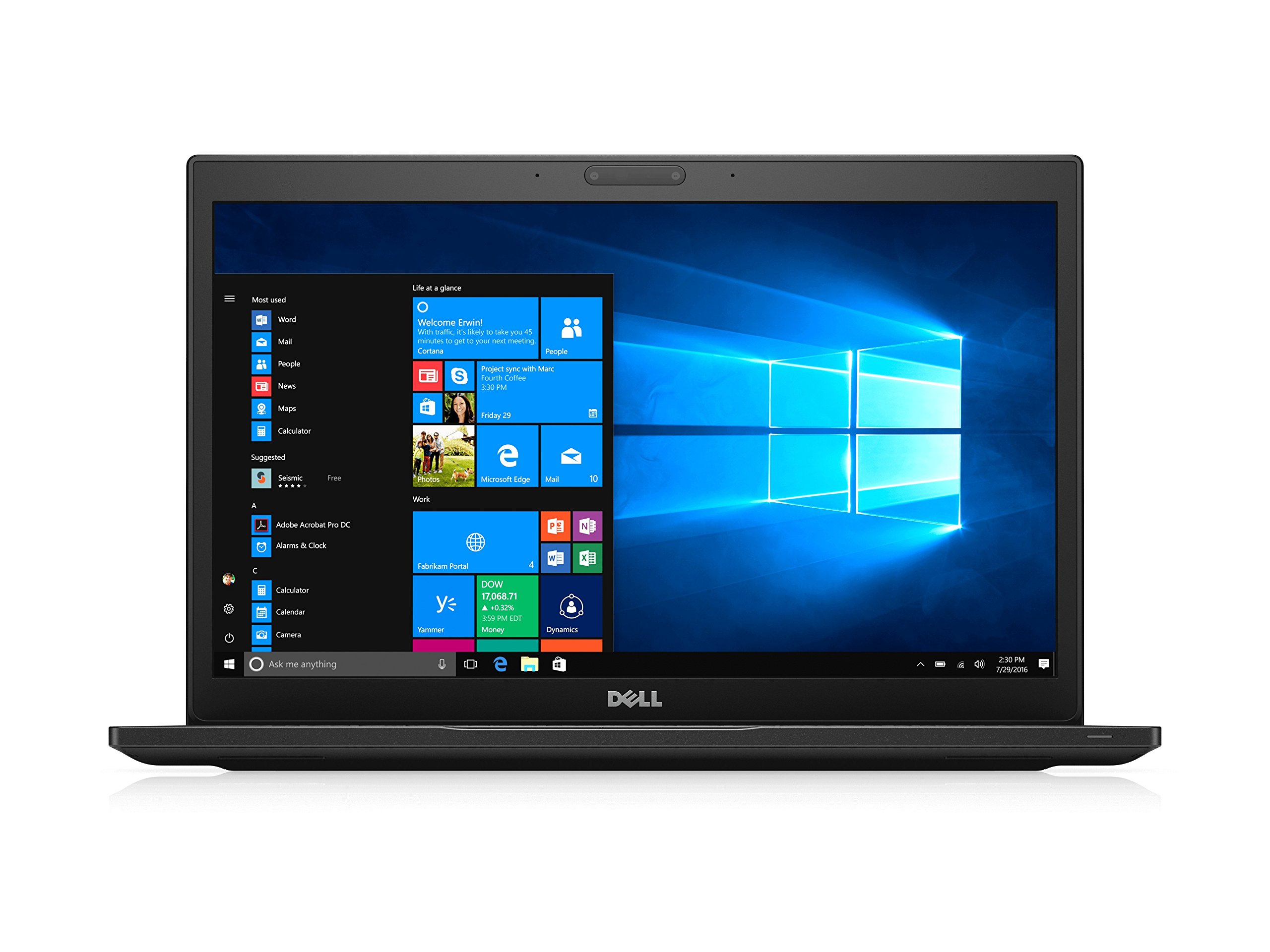 Dell Latitude 7000 14'' 7480 Business Ultrabook | Intel 7th Gen i5-7300U | 16GB DDR4 | 512GB SSD | Win10Pro (Renewed)