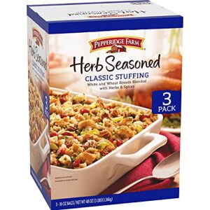 Pepperidge Farm Herb Seasoned Classic Stuffing, 16 Oz (Pack of 3)