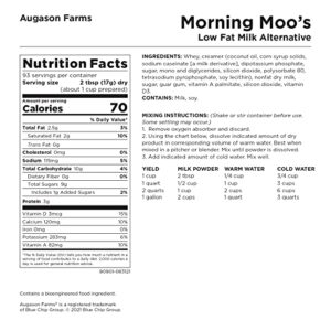 Augason Farms Morning Moo's Low Fat Milk Alternative