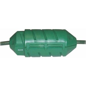 farm innovators cc-2 cord connect water-tight outdoor lawn/garden power tool extension cord lock, fits 12- to 18-gauge cords, green