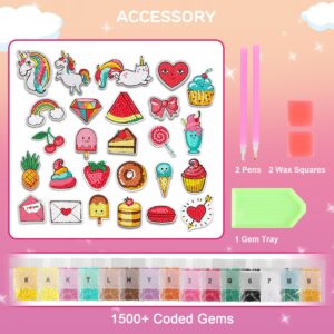 TOY Life Diamond Painting Kits for Kids, Diamond Art for Kids, 26pcs Diamond Painting Stickers, Gem Sticker, Gem Art and Craft Kits for Kids, Unicorn Diamond Painting for Kid