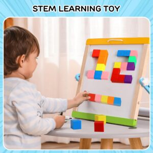 TOY Life 64 Pcs Magnetic Blocks Magnetic Building Blocks Magnetic Blocks for Toddlers Age 3-5 Magnetic Blocks for Kids Ages 4-8 STEM Magnetic Blocks for Kids Ages 3-5 Learning Building Toys