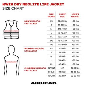 Airhead Infant Type II Life Jacket | US Coast Guard Approved | Closed Sided, Quick-Dry | Secure Buckles & Zipper | Wicked Kwik-Dry NeoLite Flex | Hot Pink