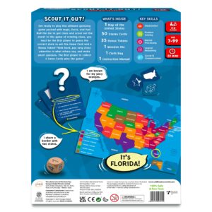 Skillmatics Board Game - Scout It Out 50 States, Guessing & Trivia Game for Families, Educational Toys, Card Games for Kids, Teens and Adults, Gifts for Boys and Girls Ages 7, 8, 9 and Up