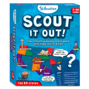 Skillmatics Board Game - Scout It Out 50 States, Guessing & Trivia Game for Families, Educational Toys, Card Games for Kids, Teens and Adults, Gifts for Boys and Girls Ages 7, 8, 9 and Up