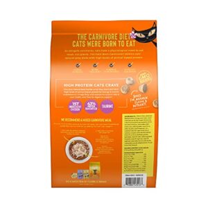 Tiki Cat Born Carnivore High Protein, Deboned Chicken & Egg, Grain-Free Baked Kibble to Maximize Nutrients, Dry Cat Food, 2.8 lbs. Bag