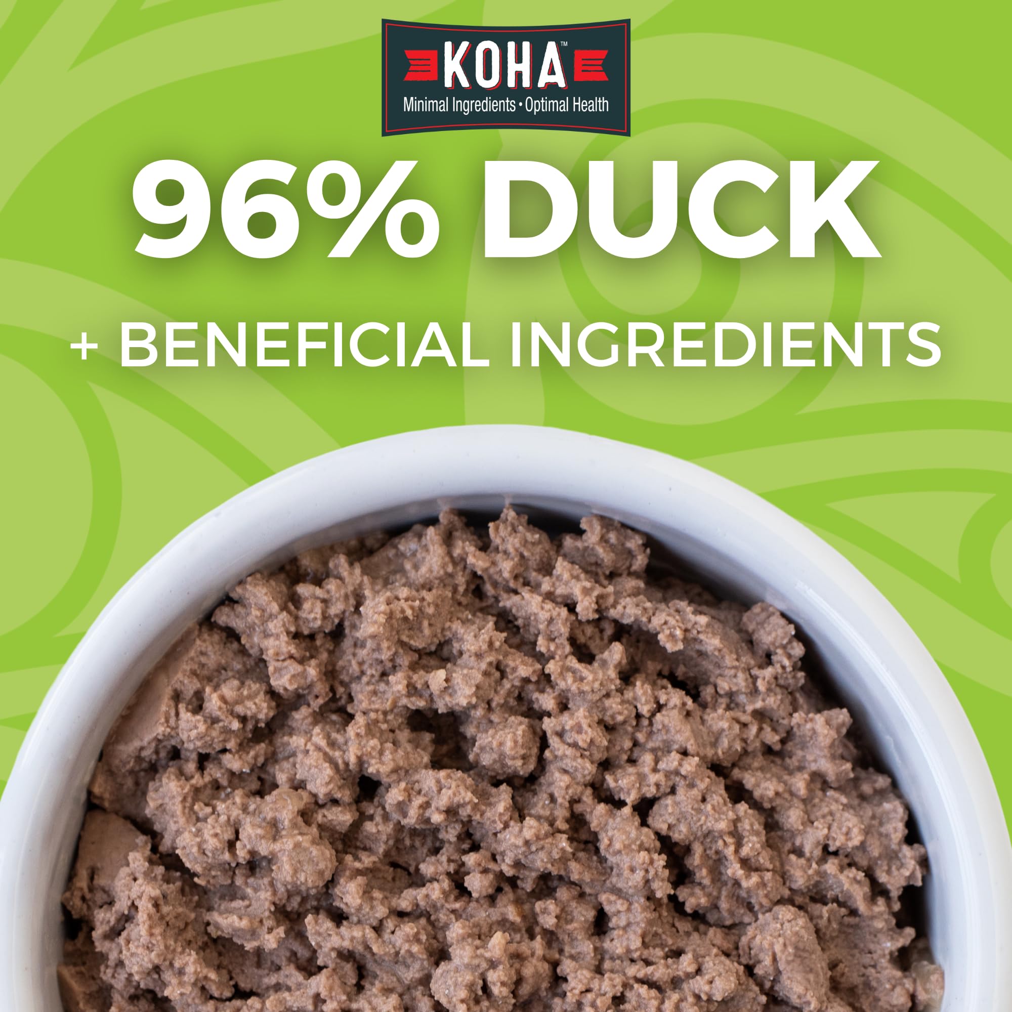 KOHA Limited Ingredient Diet Duck Pate for Cats - Single Meat Wet Cat Food for Sensitive Stomachs - Pate Cat Food with No Fillers - 3oz Pack of 24