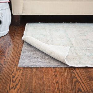 RUGPADUSA 100% Felt 9x12 Rug Pad for Hardwood Floors, 1/3 Inch Thick Cushioning - Prolong The Life of Your Rugs and Flooring, Safe for all Floors and Finishes