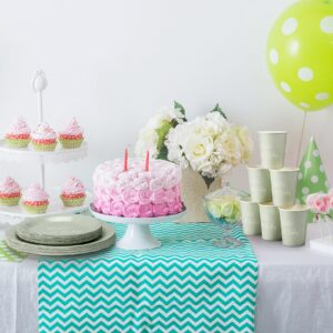 Mifoci 122 Pcs Baby Shower Sage Green Party Supplies Include 7 Inch 9 Inch Disposable Sage Green Paper Plates 9 oz Paper Cup Sage Green Napkin Cocktail Napkins