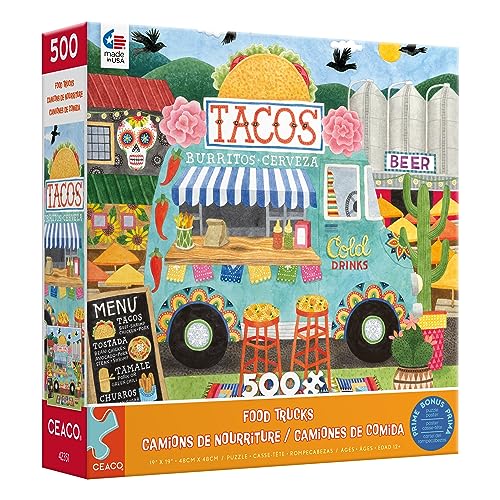 Ceaco - Food Trucks - Taco Truck - 500 Piece Jigsaw Puzzle