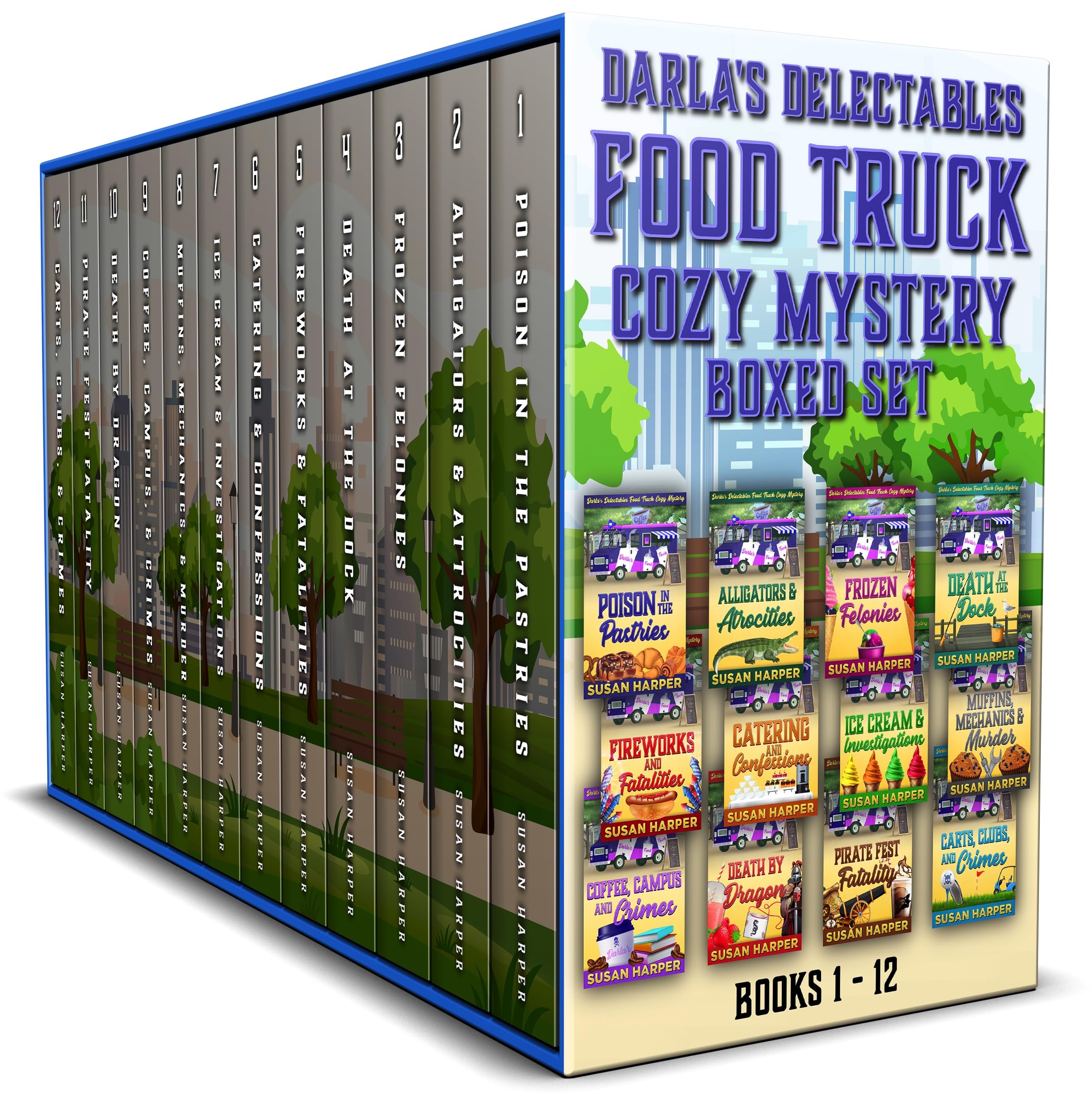 Darla's Delectables Food Truck Cozy Mystery Boxed Set: Books 1 - 12