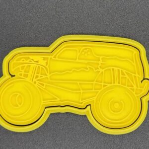 Monster Truck Jam Cookie Cutter & Stamp