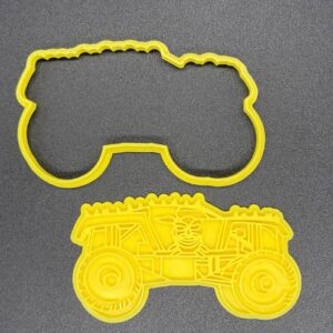 Monster Truck Jam Cookie Cutter & Stamp