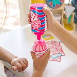 Melissa & Doug Fun at The Fair! Wooden Snow-Cone and Slushie Play Food Set - FSC Certified