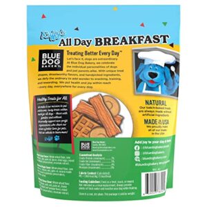 Blue Dog Bakery Natural, Ruffy's Food Truck All Day Breakfast Crunchy Dog Treats, Made in USA, (1) 16-Ounce Bag