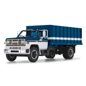 dcp by first gear blue/white 1/64 scale 6500 gmc grain truck