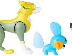 Pokemon Pikachu Mudkip Boltund Battle Feature 3 Figure Set Action Ready