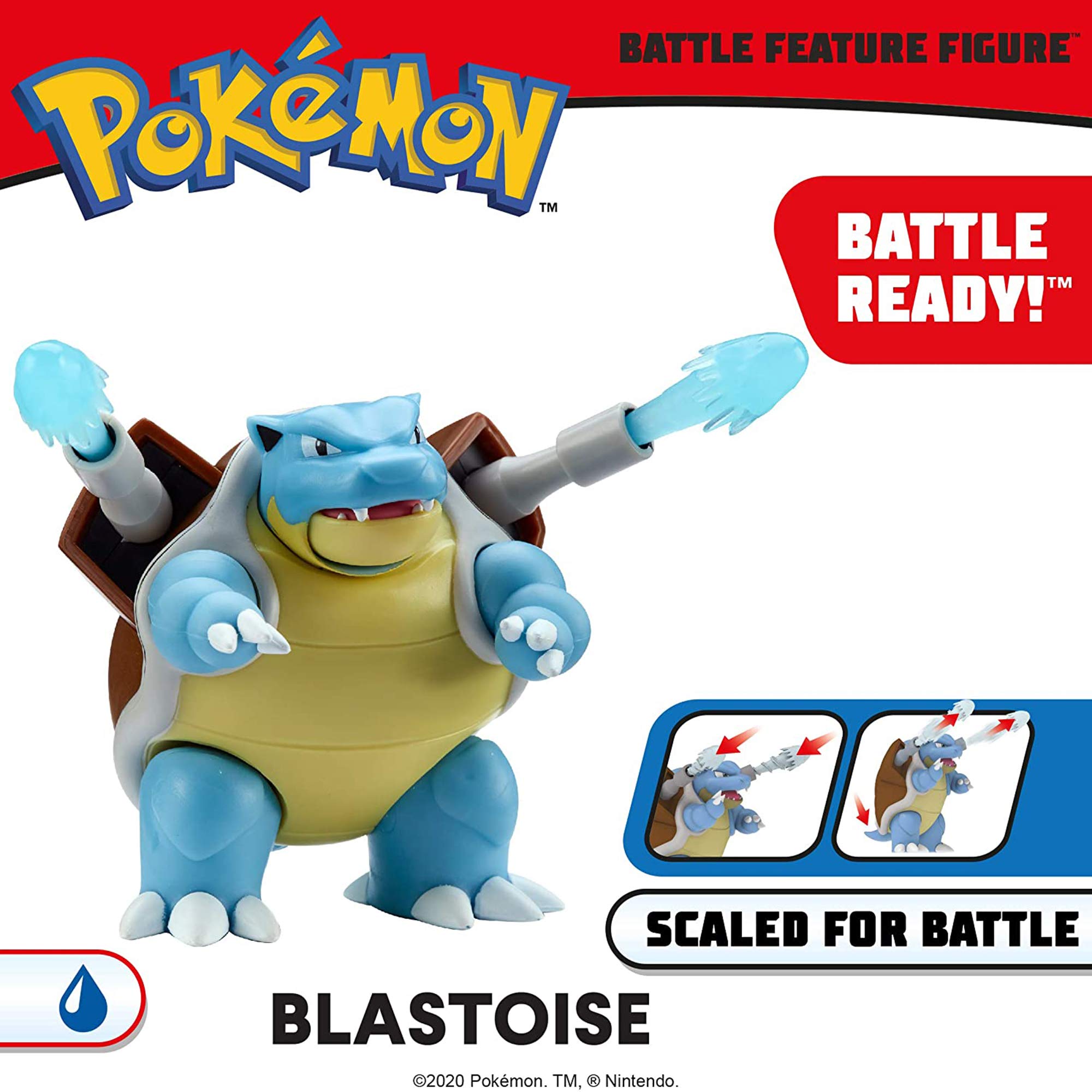 Pokémon Feature Battle Figure- Includes 4.5-Inch Blastoise