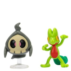 Pokemon Clip N Go Battle Feature Figure Set and Action Ready (Duskull and Treecko)