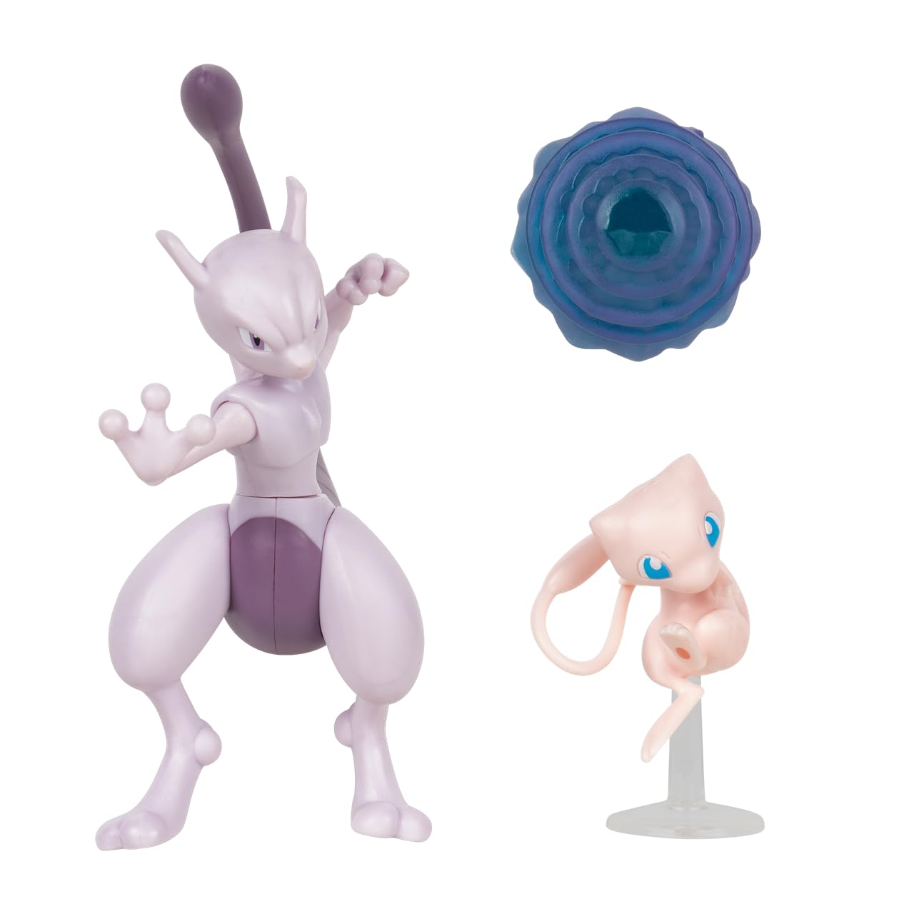 Pokemon Battle Figure Set 2 Pack Mew and Mewtwo Deluxe Action Ready