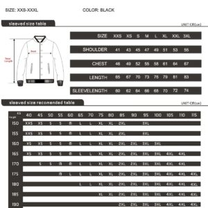 Men's Bomber Jacket Varsity Baseball Jackets Windbreaker Lightweight Slim Fit Button Down Letterman Jacket Black