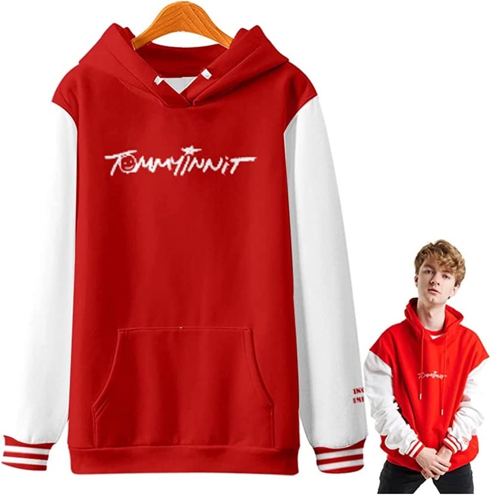 TEATYUKE TommyInnit Baseball Merch Dream Team SMP Hoodie Woman Man Sweatshirt Couple Clothes (1,L)