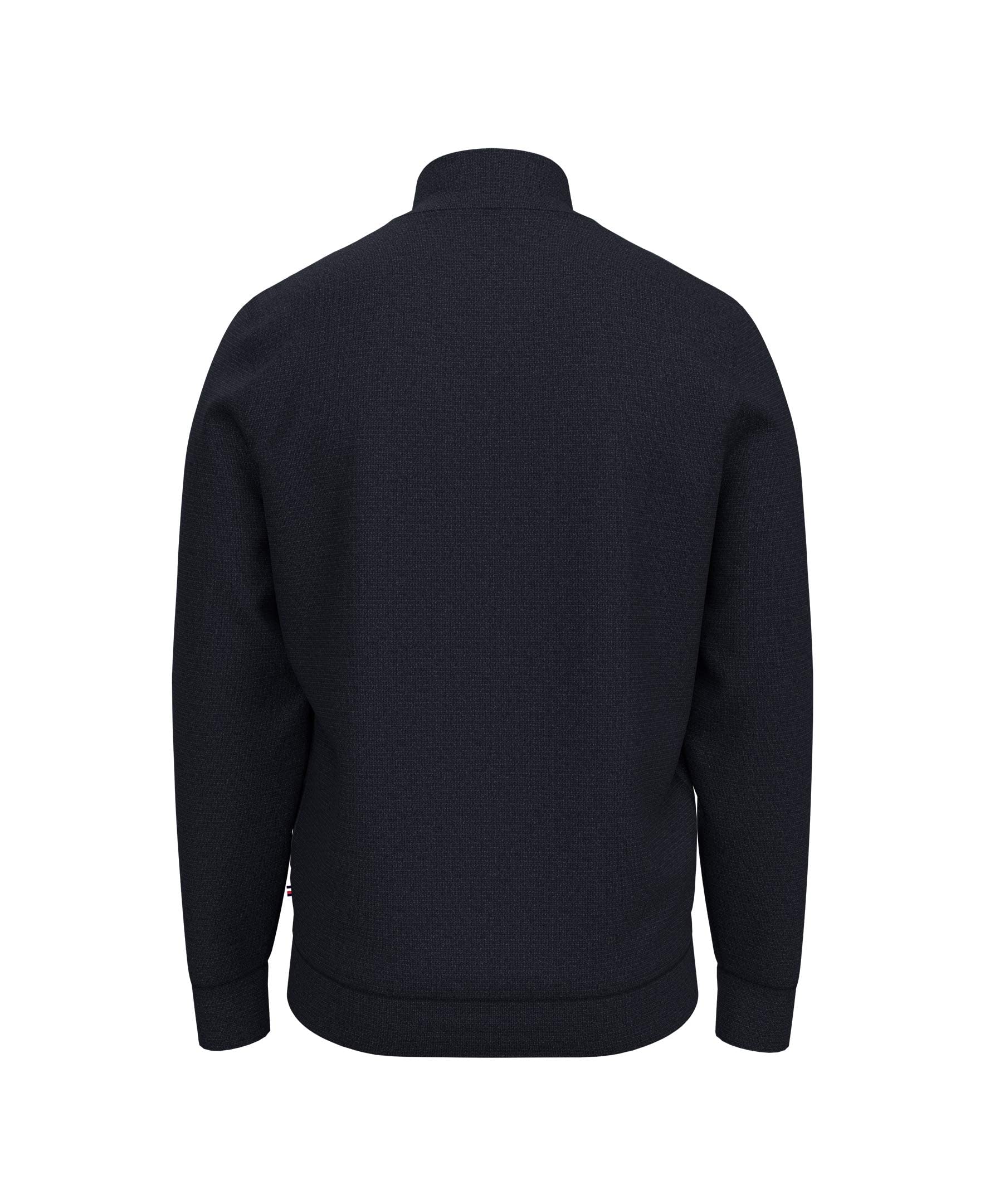 Tommy Hilfiger mens Bill Qz Mock Sweatshirt, Tommy Captain, Medium US