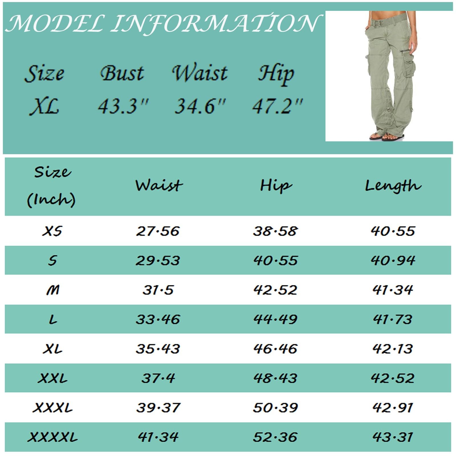 Cargo Pants Women High Waist, Pants with Pockets Outdoor Casual Military Trousers Work Pants Low Waist Relaxed Jogger Pants Tommyinnit Cosplay Waisted Women's Pants Casual (L, Orange)