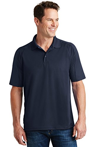 SPORT-TEK Dri-Mesh Pro Polo L Navy